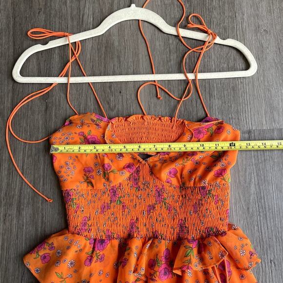 For Love & Lemons Peony High Low Floral Dress Size XS​​​ - Picture 8 of 10